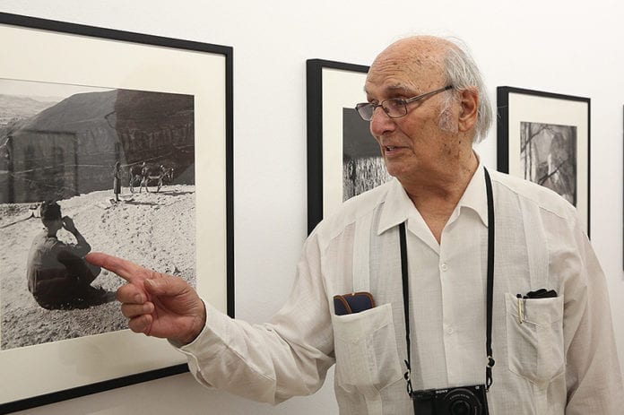 Fallece Carlos Saura. En la imagen, el cineasta en la Exposición 