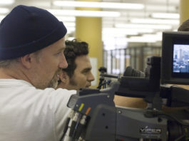 David Fincher durante el rodaje de Zodiac (2007)